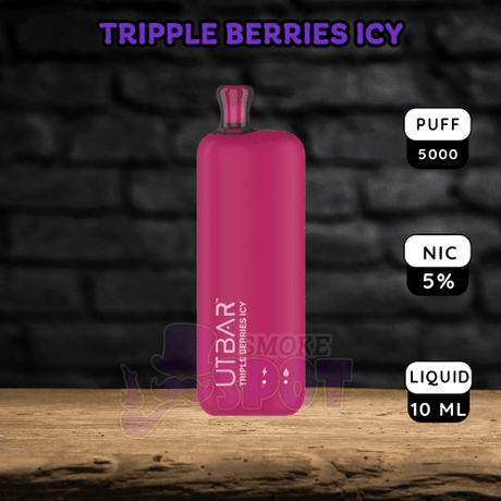 UT Bar 6000 Puffs - Tripple Berries Icy Flavor