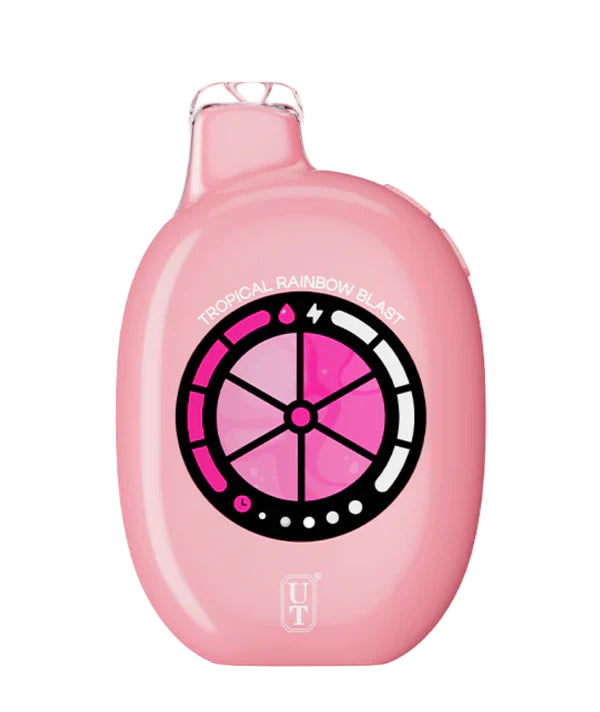 Flum UT 50k - Tropical Rainbow Blast Disposable Vape with vibrant tropical fruit and rainbow candy flavors