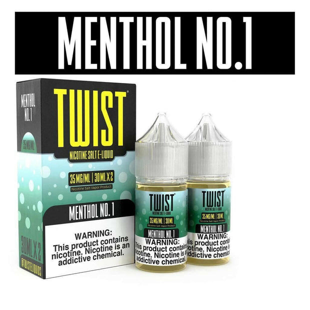 TWIST 60ML Salt Nic E-Juice Bottle with Menthol Flavor - Smoke Spot Vape