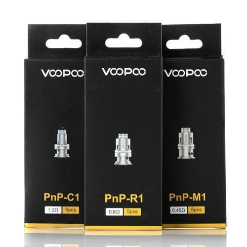 VOOPOO PNP Replacement Coil 5PK pack for Voopoo pod devices - high performance vape coils
