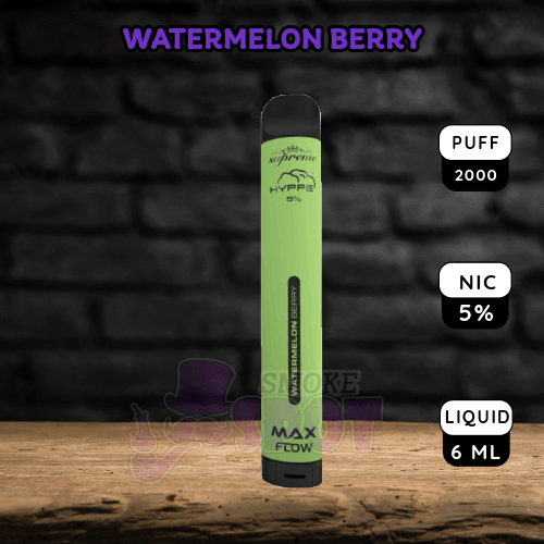 Watermelon Berry - Hyppe Max Flow 2000 Puffs - Watermelon Berry - Hyppe Max Flow 2000 Puffs - undefined - - smokespotvape.com