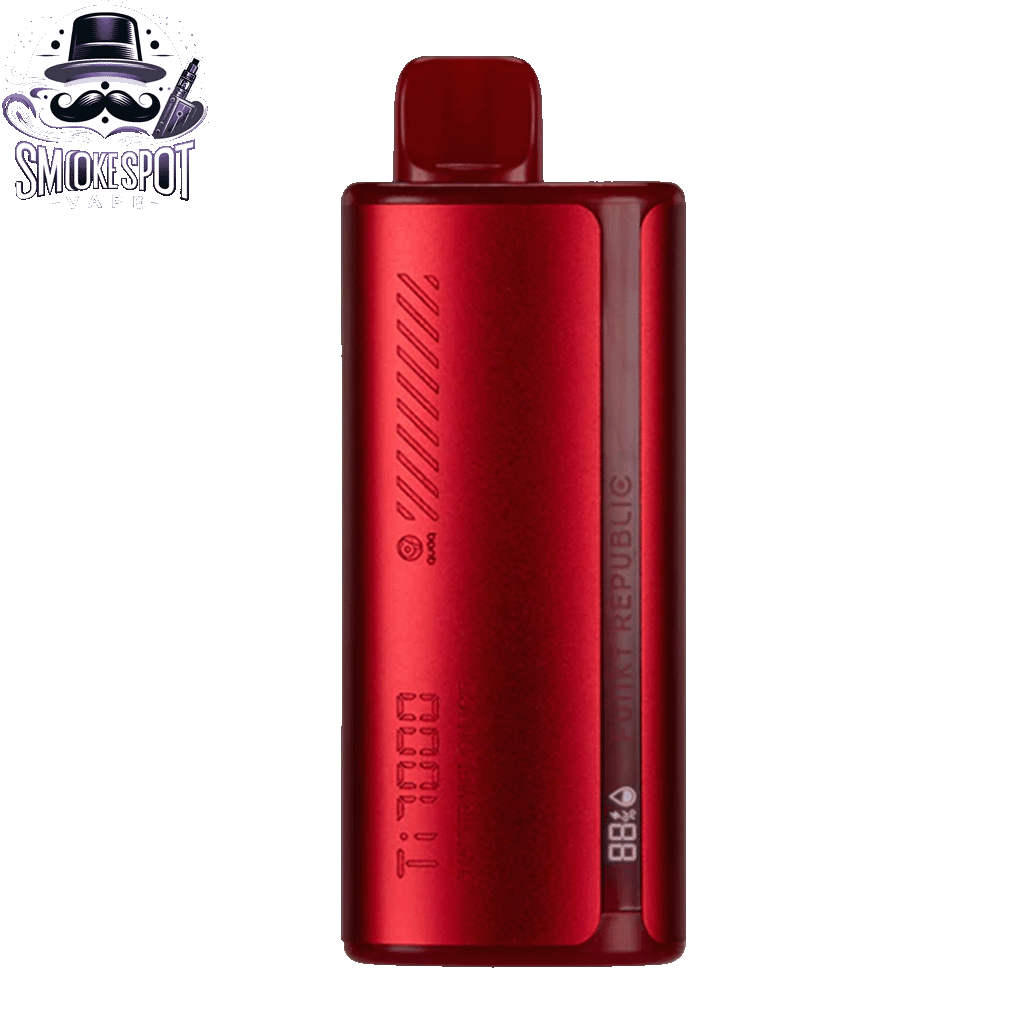 Watermelon Ice Funky Republic TI 7000 Disposable Vape Side View - Rechargeable with USB-C Charging