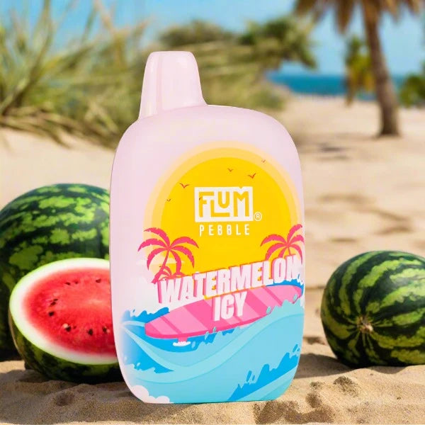 Flum Pebble 6k Watermelon Icy disposable vape with 6000 puffs
