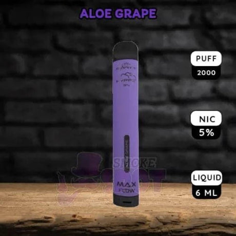 Aloe Grape Hyppe Max Flow 2000 Puffs - Aloe Grape Hyppe Max Flow 2000 Puffs - undefined - - smokespotvape.com