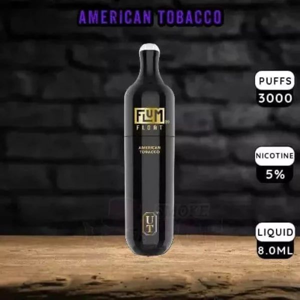 Flum Float 3000 Disposable Vape with American Tobacco Flavor
