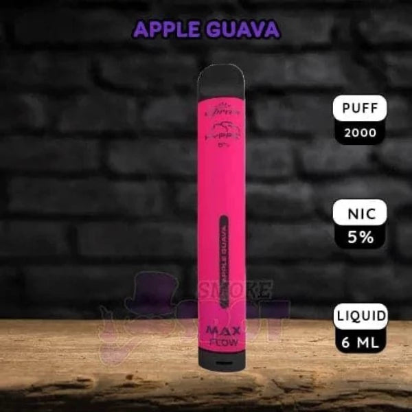 Apple Guava Hyppe Max Flow 2000 Puffs - Apple Guava Hyppe Max Flow 2000 Puffs - undefined - - smokespotvape.com