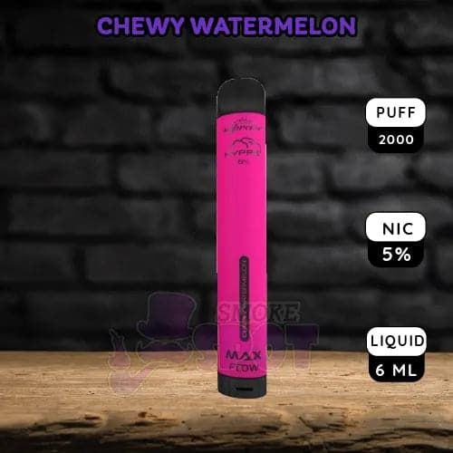 Chewy Watermelon Hyppe Max Flow 2000 Puffs - Chewy Watermelon Hyppe Max Flow 2000 Puffs - undefined - - smokespotvape.com