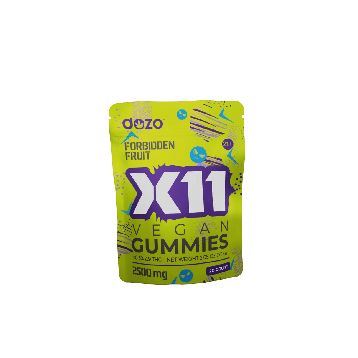 DOZO X11 GUMMIES 2500MG 20CT - DOZO X11 GUMMIES 2500MG 20CT - undefined - CBD - smokespotvape.com