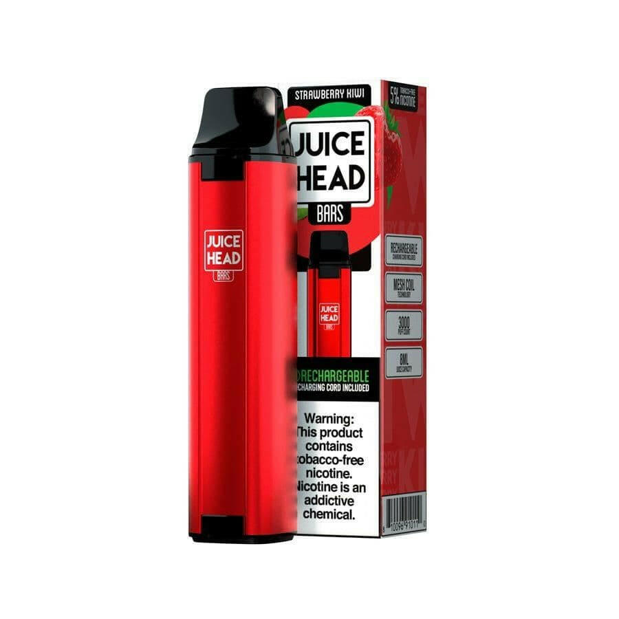 Strawberry Kiwi flavor JUICE HEAD BARS 3000 PUFFS disposable vape