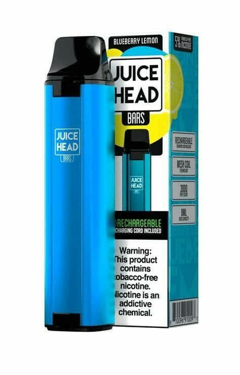 Blueberry Lemon flavor JUICE HEAD BARS 3000 PUFFS disposable vape