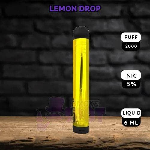 Hyppe Max Flow 2k Lemon Drop Disposable Vape with 2000 Puffs - Portable Nicotine Salt Vape with Mesh Coil