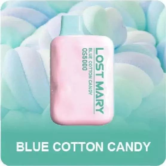 LOST MARY 5000 PUFFS Disposable Vape - Blue Raz Ice Flavor