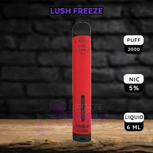 Hyppe Max Flow 2000 Puffs Disposable Vape in Lush Freeze Watermelon Menthol Flavor