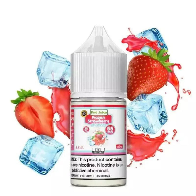 Pod Juice 30ML Salt Nic E-Juice in Frozen Strawberry Freeze flavor