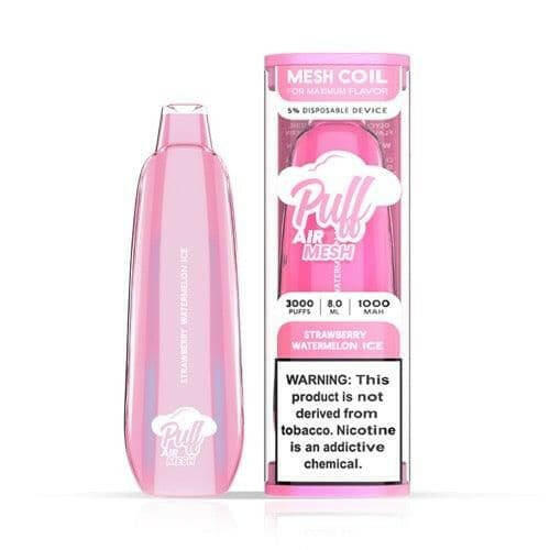 PUFF XTRA AIR MESH 3500 PUFFS Strawberry Watermelon Ice flavor disposable vape