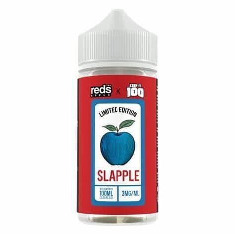 REDS APPLE X KEEP IT 100 100ML E-Juice Bottle by 7 Daze - SLAPPLE Flavor