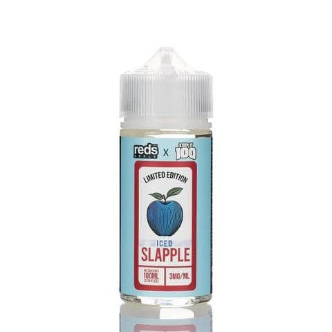 REDS APPLE X KEEP IT 100 100ML E-Juice Bottle by 7 Daze - ICED SLAPPLE Flavor