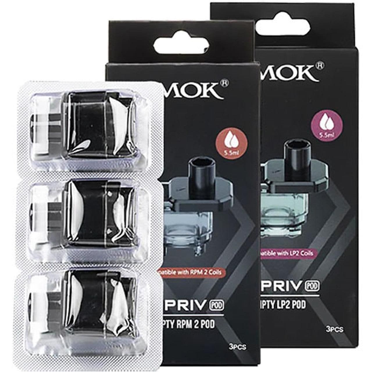 SMOK G-PRIV POD EMPTY POD 3PK - SMOK G-PRIV POD EMPTY POD 3PK - undefined - COILS - smokespotvape.com