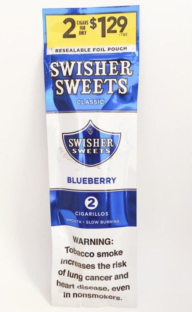 SWISHER SWEETS Cigarillos 2PK Cream Flavor Flavored Cigarillo Wraps
