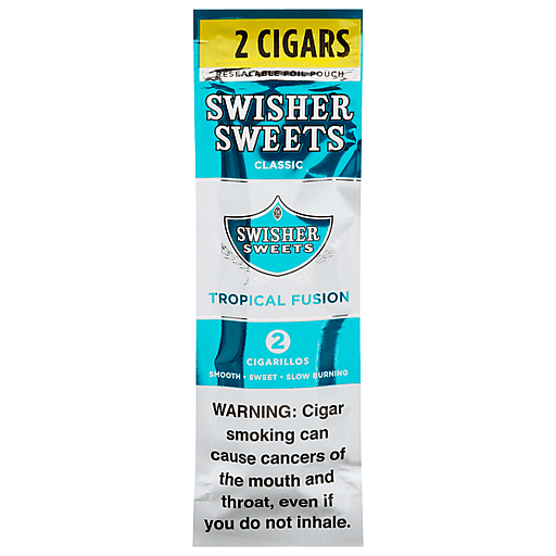 SWISHER SWEETS Cigarillos 2PK Peach Flavor Flavored Cigarillo Wraps